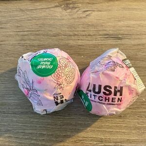 LUSH KITCHEN  Rose Queen Bath Bomb. Discontinued.
